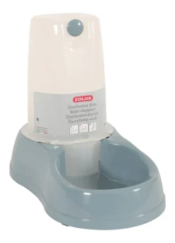 Distributeur d'eau antidérapant bleu acier 3,5L ZOLUX