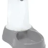 Distributeur de croquettes antidérapant gris pierre 6,5 kg