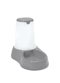 Distributeur de croquettes antidérapant gris pierre 1,5kg