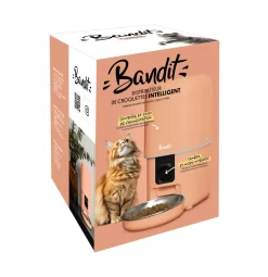 Distributeur de croquettes connecté pour chat/chien 4L Pêche