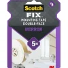 Double face pour miroir Blanc 5m x 19mm SCOTCH