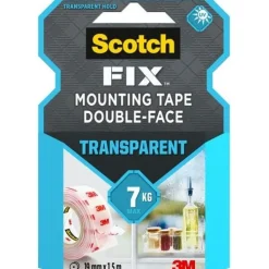 Double face transparent 1,5m x 19mm SCOTCH