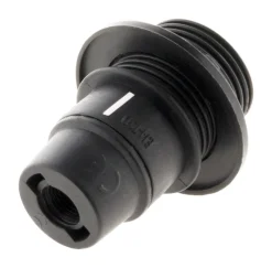 Douille E14 nylon bague simple noir
