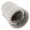 Douille E27 porcelaine sans bague blanc