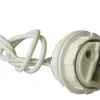 Douille G9 filetée + bague pour halogène 2A 250V