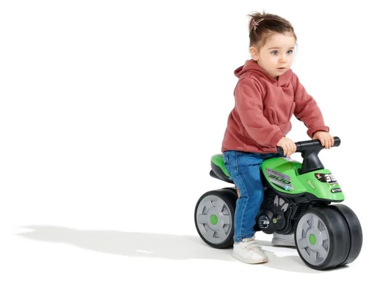 Draisienne Baby Moto Team Bud Racing à roues silencieuses