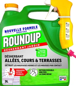 Désherbant allées, cours et terrasses 3L ROUNDUP
