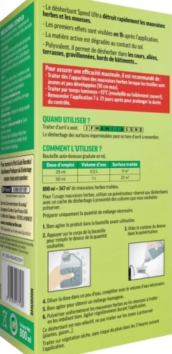 Désherbant Concentré Polyvalent 800 mL ROUNDUP