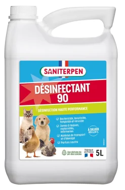 Désinfectant 90 haute performance concentré 5L SANITERPEN