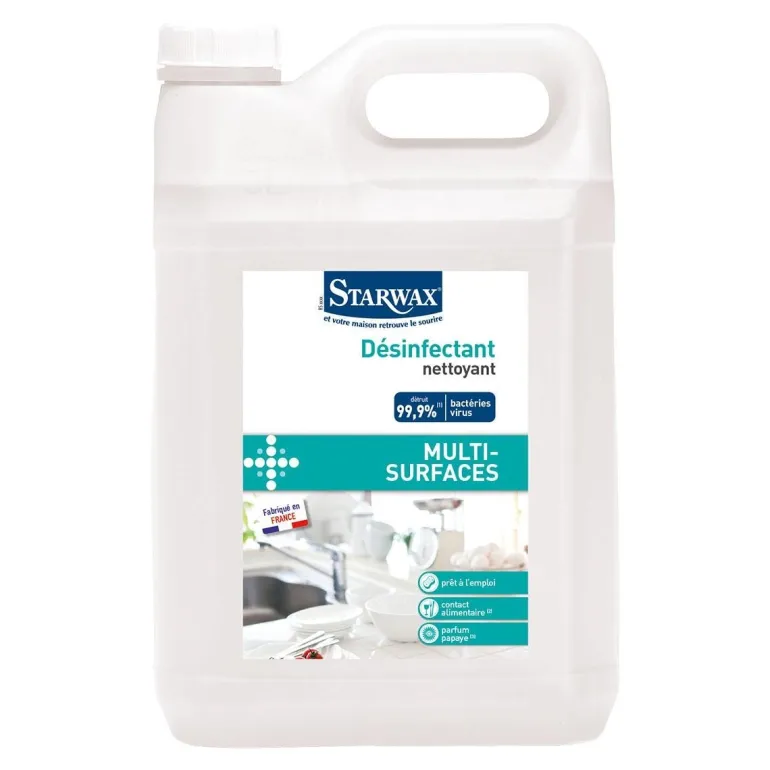 Désinfectant nettoyant multi-surfaces 5 L STARWAX