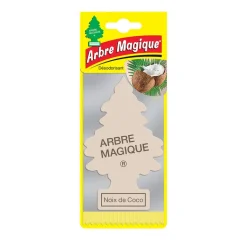 Désodorisant parfum noix de coco ARBRE MAGIQUE