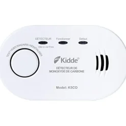 Détecteur de monoxyde de carbone k5co blanc