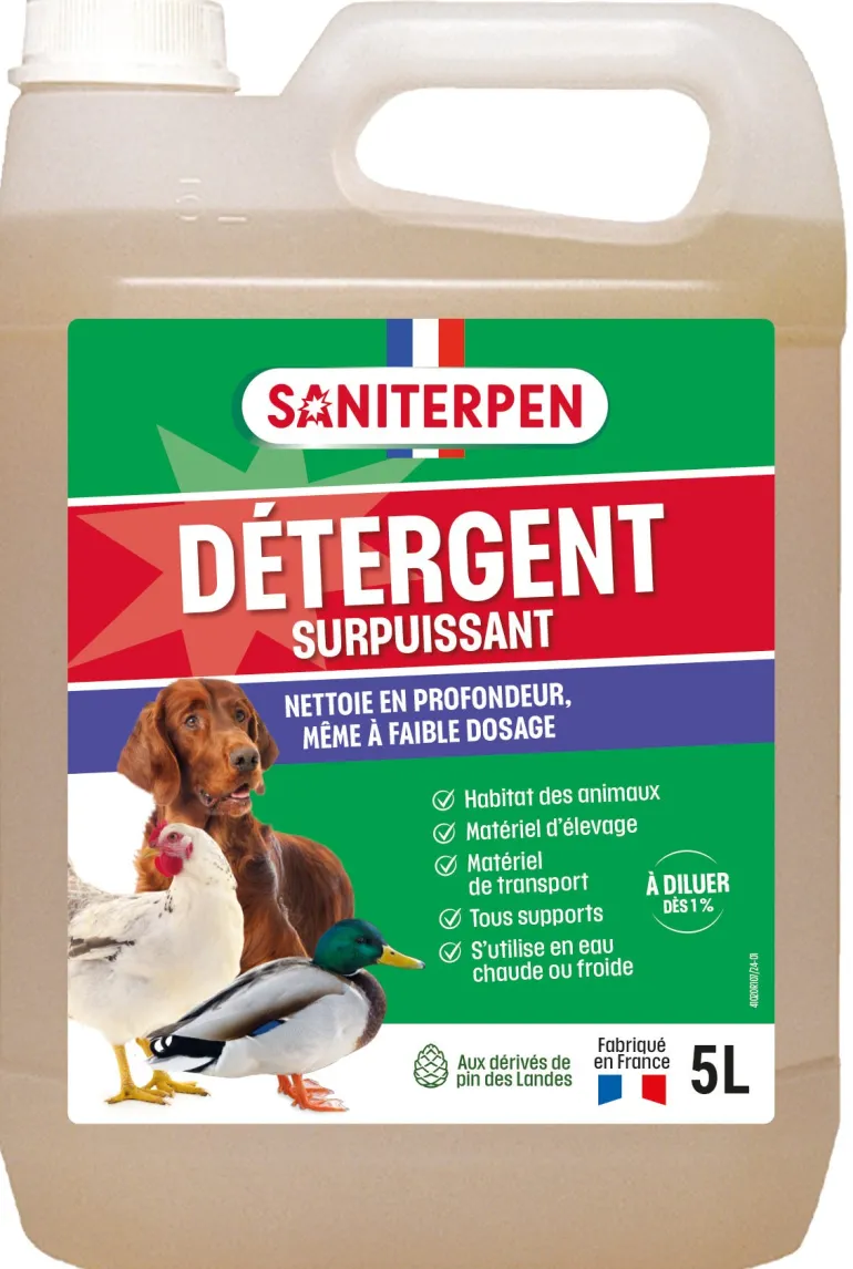 Détergent surpuissant à diluer 5L SANITERPEN