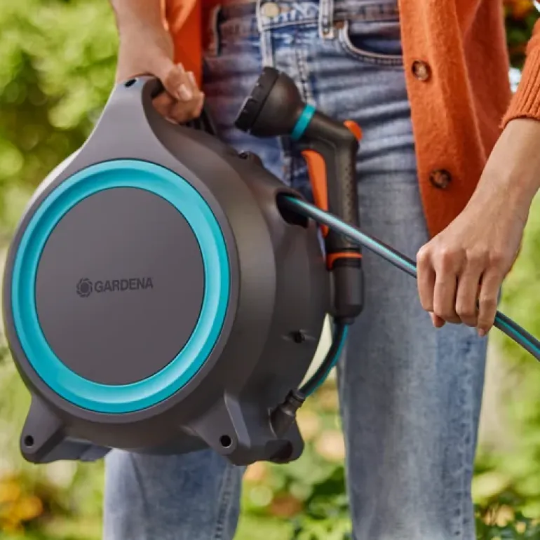 Dévidoir automatique portable MoveMatic 12,5m Ø8,5mm GARDENA