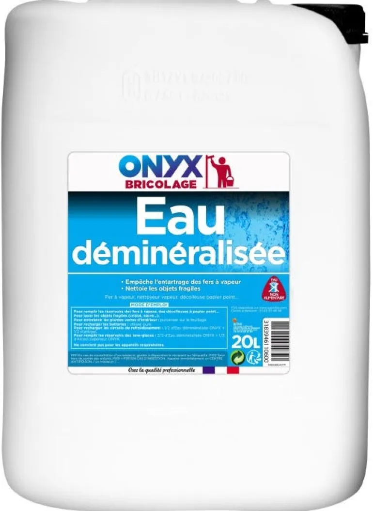 Eau déminéralisée ONYX 20L