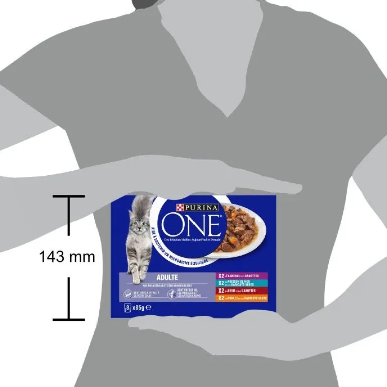Effilé en sauce Poulet, Boeuf, Agneau, Poisson de Mer 8x85g