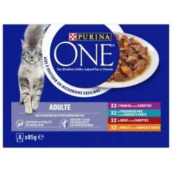 Effilé en sauce Poulet, Boeuf, Agneau, Poisson de Mer 8x85g