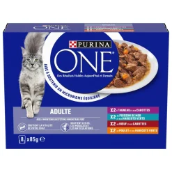 Effilé en sauce Poulet, Boeuf, Agneau, Poisson de Mer 8x85g