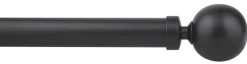 Embout boule pour tube Élégance ø28 mm noir mat BOULET