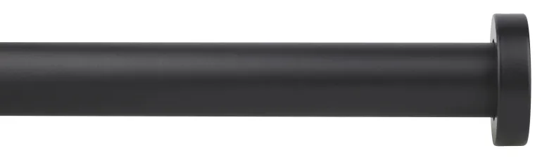 Embout disque pour tube Élégance ø28 mm noir mat BOULET