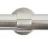 2 embouts boule Ø 28 mm nickel mat BOULET
