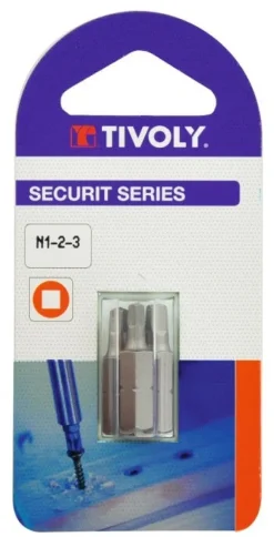 Embouts de vissage pour vis carrée N 1-2-3