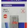 Embouts de vissage pour vis fente Ø 4,5-5,5-6,5mm