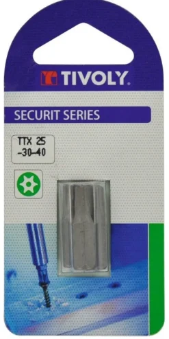 Embouts de vissage pour vis Torx Tamper N25-30-40