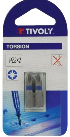 2 Embouts de vissage PZD TORSION N2