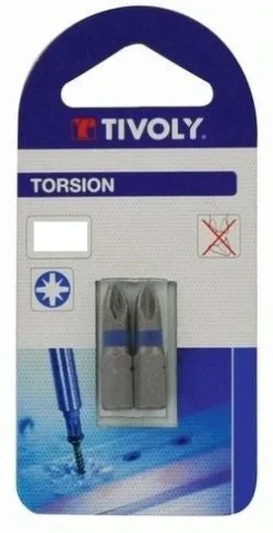 2 Embouts de vissage PZD TORSION N°3 25mm