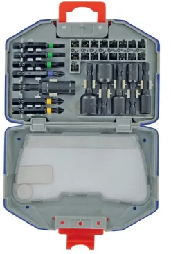 23 embouts torsion,5 noix de serrage Ø 6 13mm, 1 pote-embout