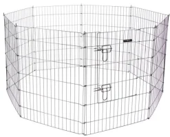 Enclos pour chiots/petits animaux 8 éléments Ø143cm