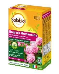 Engrais hortensias, rhododendrons 1,5kg SOLABIOL