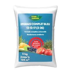 Engrais complet bleu NPK 12-12-17SK - 5kg