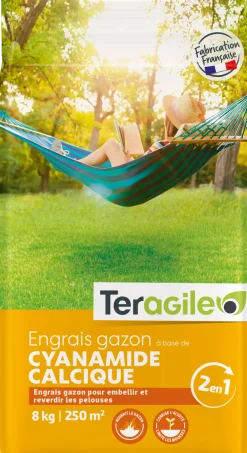 Engrais gazon à base de Cyanamide Calcique 8kg TERAGILE