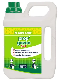 Engrais gazon liquide PROP'GAZON 3 en 1 - concentré 2,5 L