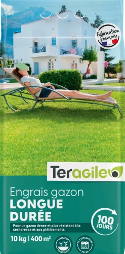Engrais gazon longue durée sac de 10 kg TERAGILE