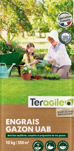 Engrais gazon UAB sac de 10 kg TERAGILE
