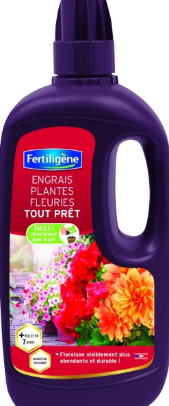Engrais plantes fleuries tout prêt 1L FERTILIGÈNE