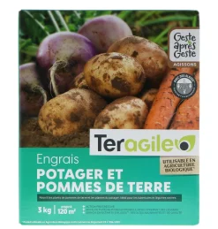 Engrais potager et pommes de terre UAB 3kg TERAGILE