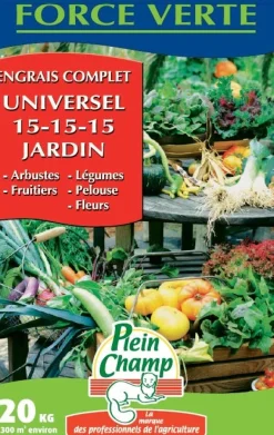 Engrais universel jardin Force Verte 20kg