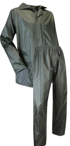 Ensemble de pluie Averse kaki
