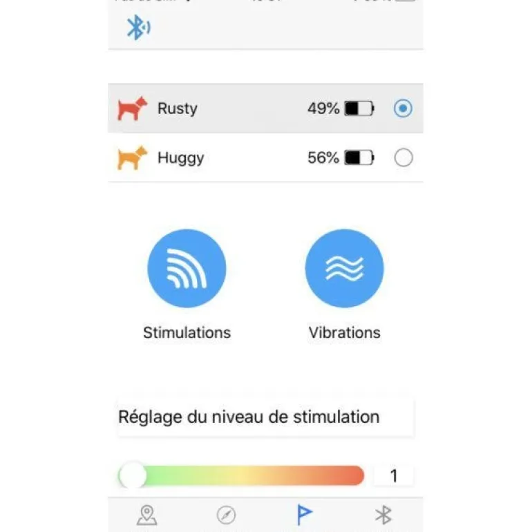 Ensemble de localisation CANICOM GPS MINI avec stimulation