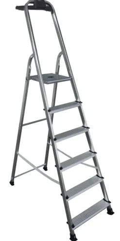 Escabeau aluminium 6 marches Brico