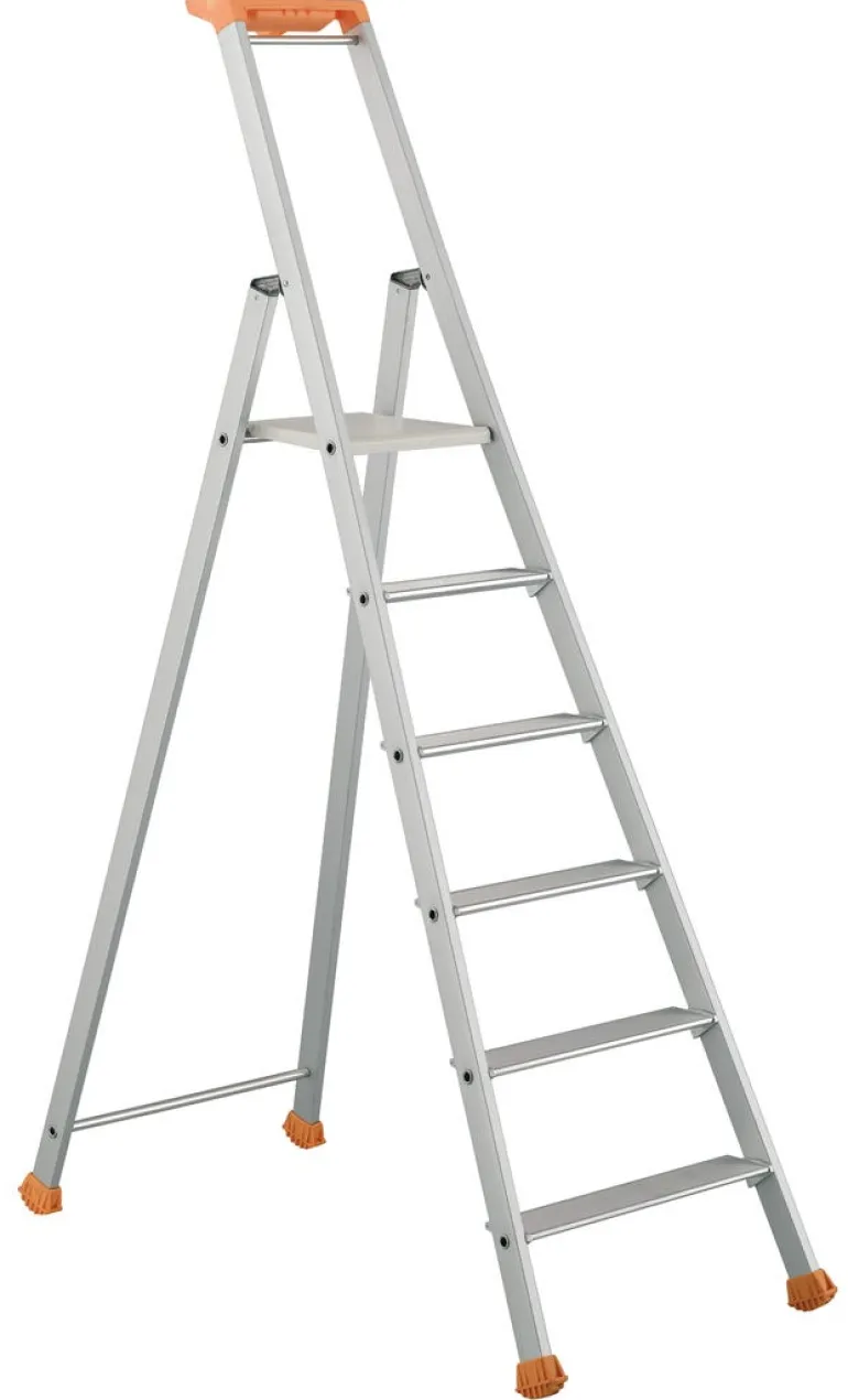 Escabeau PRO 6 marches aluminium