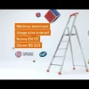 Escabeau PRO 5 marches aluminium