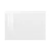 Façade Artika laquée blanc Ral9003 428x600mm pleine