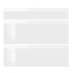 Façade Artika laquée blanc Ral9003 713x800mm 3 tiroirs