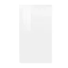 Façade Artika laquée blanc Ral9003 713x400mm pleine h/b