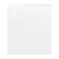 Façade Artika laquée blanc Ral9003 713x600mm pleine